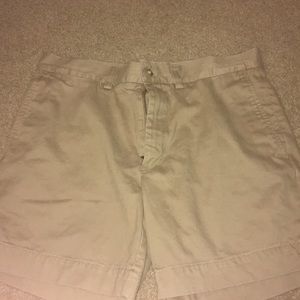 Tan polo Ralph Lauren shorts